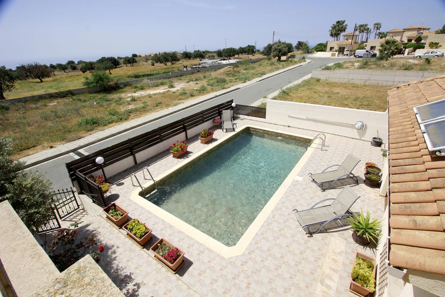 Amathousia Villa With Private Pool And Sea View Pissouri Exterior photo